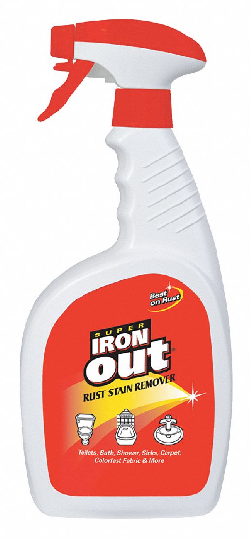 Iron Out Rust Remover, 24 oz. Cleaner Container Size, Trigger Spray Bottle Cleaner Container Type - LI0624PN