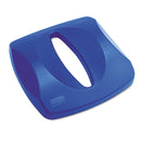Rubbermaid Untouchable Recycling Tops, 16 X 3.25, Blue - RCP269000BE