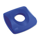 Rubbermaid Untouchable Recycling Tops, 16 X 3.25, Blue - RCP269100BE