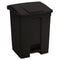 Safco Large Capacity Plastic Step-On Receptacle, 17 Gal, Black - SAF9922BL