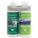 Rubbermaid Microburst Duet Refills, Alpine Springs/Mountain Peaks, 3 Oz, 4/Carton - RCP3485950