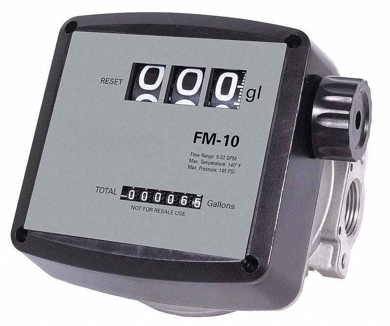 Dayton 5 to 32 gpm Mechanical Mechanical Flowmeter - 12F736