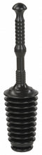 Top Brand Bellows Plunger, 5 in Cup Dia., 11-1/4" Handle Length, Polyethylene Plunger Material - 12G689