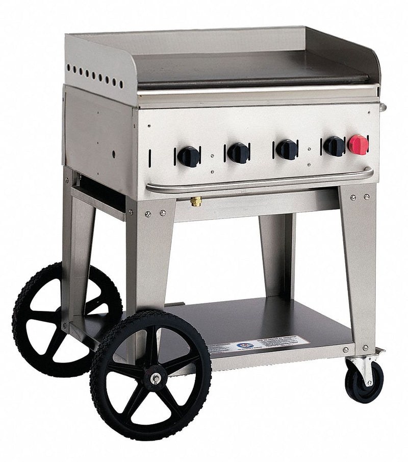 Crown Verity 38" x 28" x 36" 4 Burners Portable Gas Griddle - MG-30