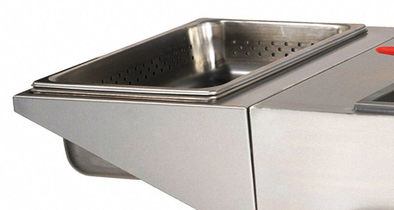 Crown Verity 14" x 23" x 6" Stainless Steel Fryer Dump Station - DS-1