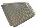 Crown Verity 11-1/2" x 17-1/2" x 1" Stainless Steel Fish and Vegetable Tray - PGT-1117
