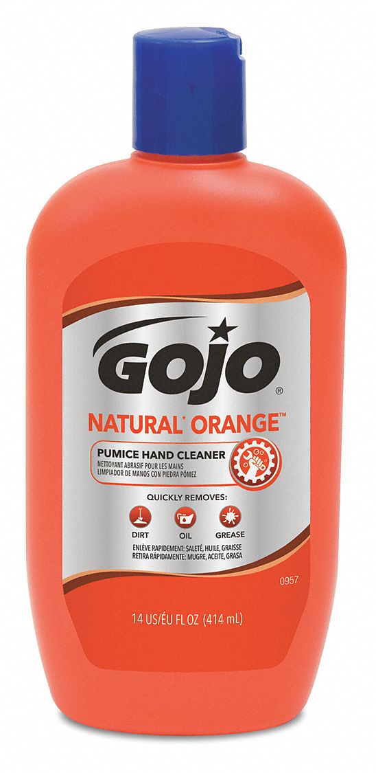 GOJO Citrus, Liquid, Hand Cleaner, 14 oz, Squeeze Bottle, None, PK 12 - 0957-12