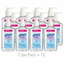 Purell Hand Sanitizer, 12 oz, Pump Bottle, Gel, None, PK 12 - 3659-12
