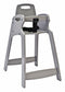 Koala High Chair, 17 1/4 in Width (In.), 23 1/2 in Depth (In.), 29.5 in Height (In.), Gray, Plastic - KB833-01-KD