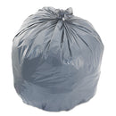 Jaguar Industrial Strength Low-Density Commercial Can Liners, 33 Gal, 1.3 Mil, 33" X 39", Gray, 100/Carton - JAGG3339G