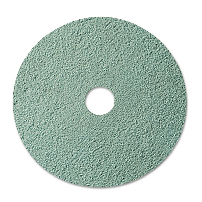 3M Burnish Floor Pad 3100, 20" Diameter, Aqua, 5/Carton - MMM08753