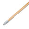 Boardwalk Metal Tip Threaded Hardwood Broom Handle, 15/16" Dia X 60" Long - BWK136