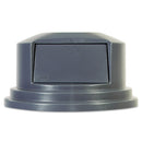Rubbermaid Round Brute Dome Top Lid For 55 Gal Waste Containers, 27.25" Diameter, Gray - RCP265788GY