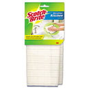 Scotch-Brite Kitchen Cleaning Cloth, Microfiber, White, 2/Pack, 12 Packs/Carton - MMM90322