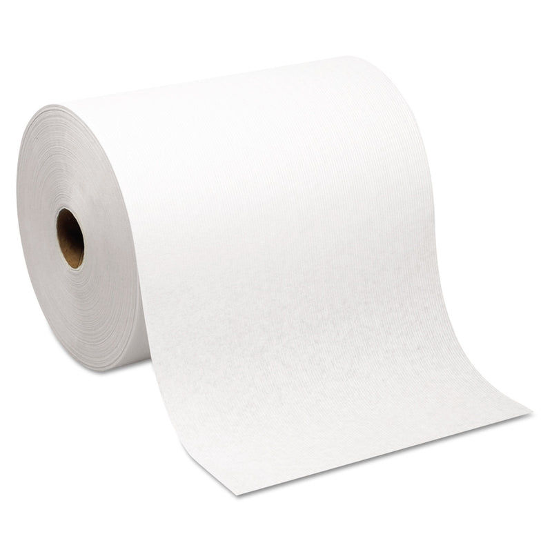 Georgia-Pacific Hardwound Roll Paper Towel, Nonperforated, 7.87 X 1000Ft, White, 6 Rolls/Carton - GPC26470