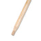 Boardwalk Heavy-Duty Threaded End Lacquered Hardwood Broom Handle, 1 1/8" Dia. X 60 Long - BWK137