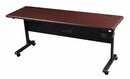 MooreCo Rectangle Mobile Training Table, Mahogany, 72 inW x 24 in Depth - 89880