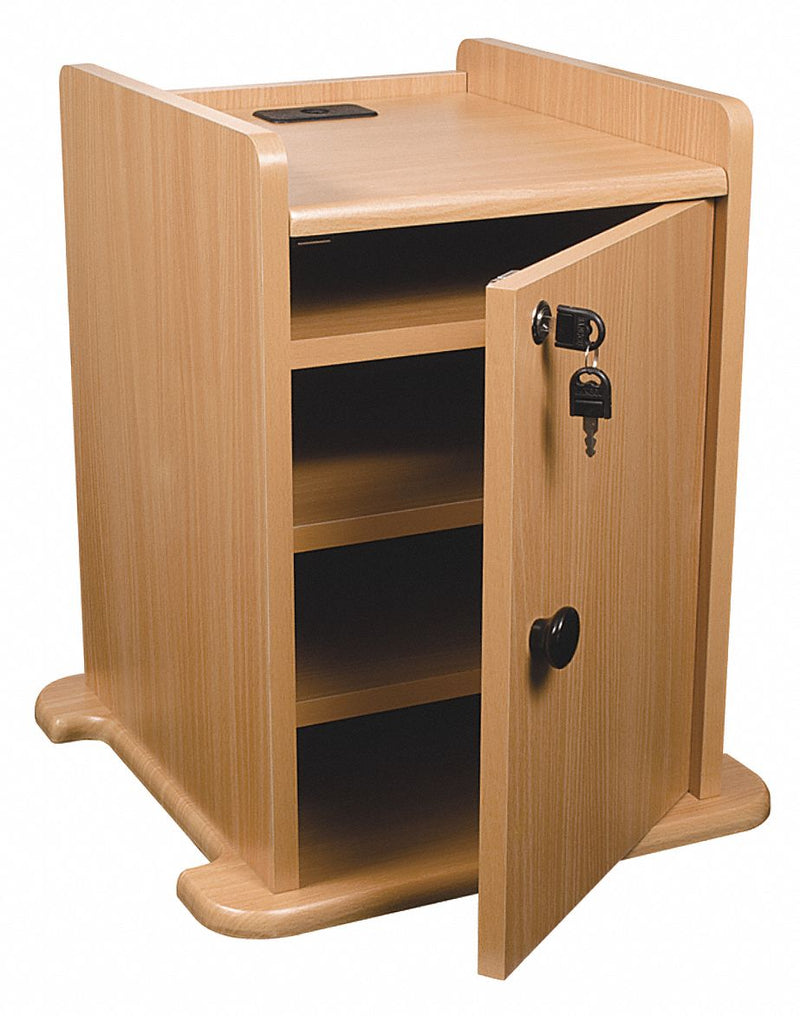 Balt Cabinet, Optional, Presentation Cart, Teak - 34459