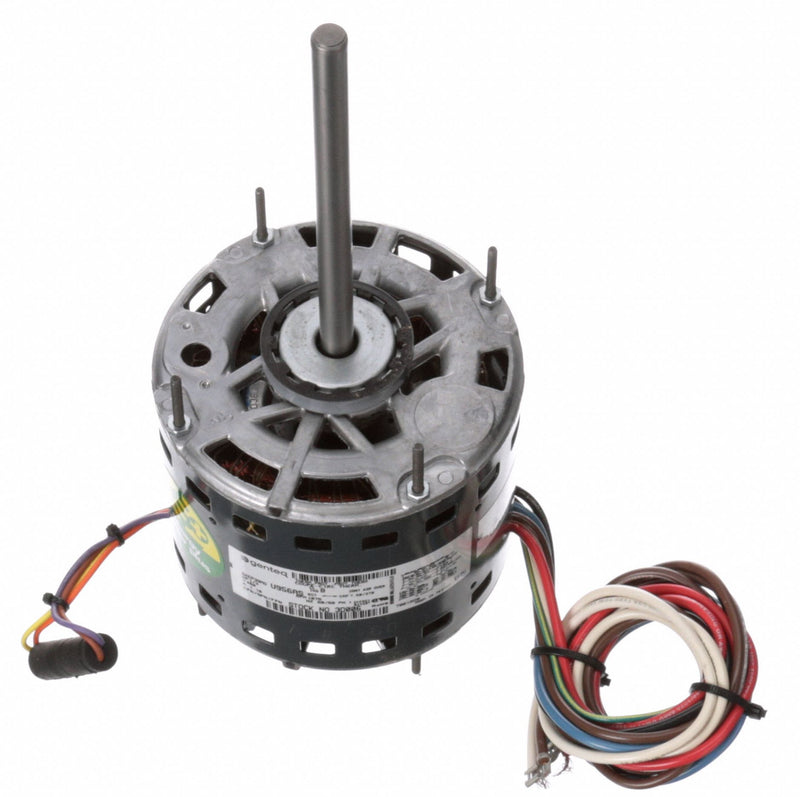 Genteq 1/3 HP Direct Drive Blower Motor, Permanent Split Capacitor, 1075 Nameplate RPM, 460 Voltage - 3D006