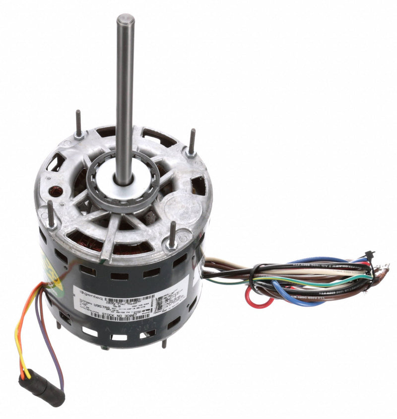Genteq 1/2 HP Direct Drive Blower Motor, Permanent Split Capacitor, 1075 Nameplate RPM, 460 Voltage - 3D007