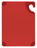 San Jamar Cutting Board, Co-Polymer, Red, 12" Length, 9" Width, 3/8" Thickness - CBG912RD