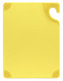 San Jamar Cutting Board, Co-Polymer, Yellow, 12" Length, 9" Width, 3/8" Thickness - CBG912YL