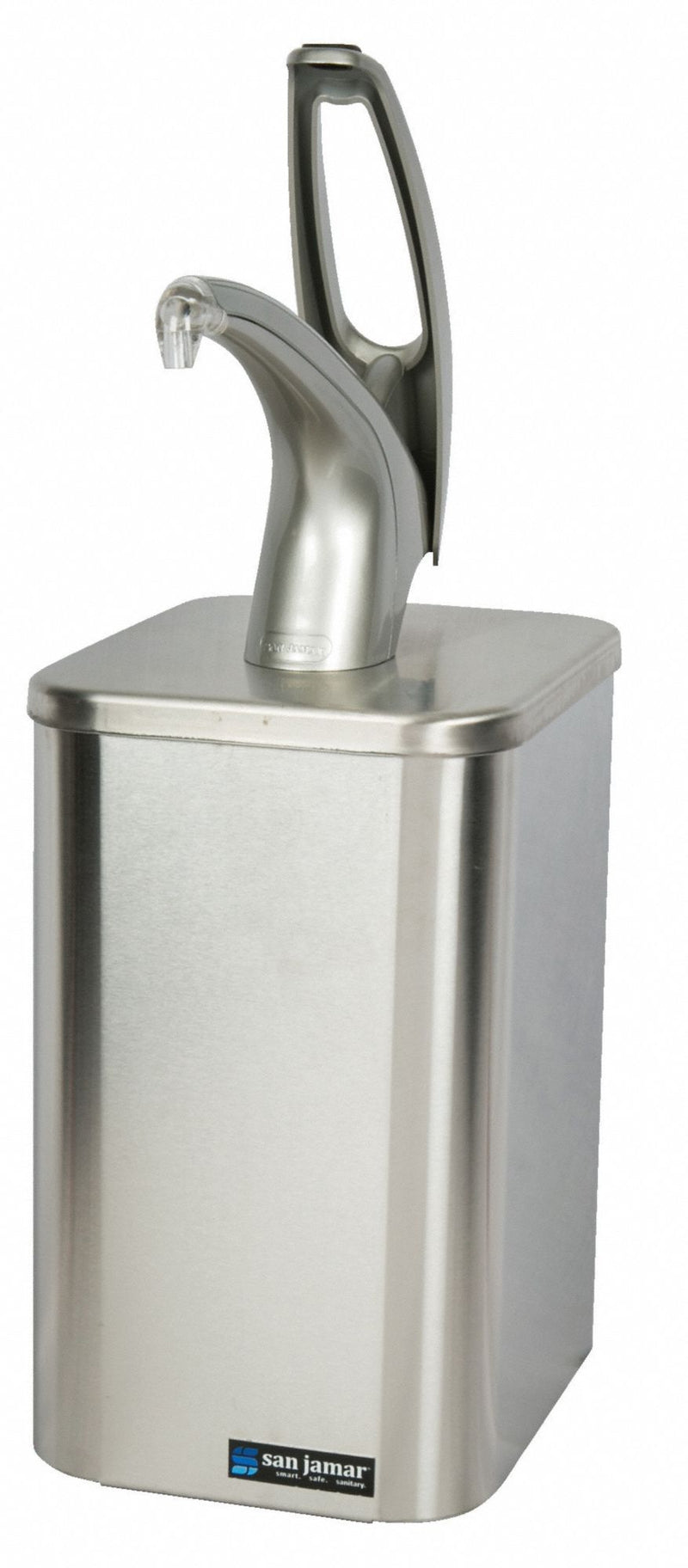 San Jamar Frontline Cntrtop Pump, Metal Finish - P4900