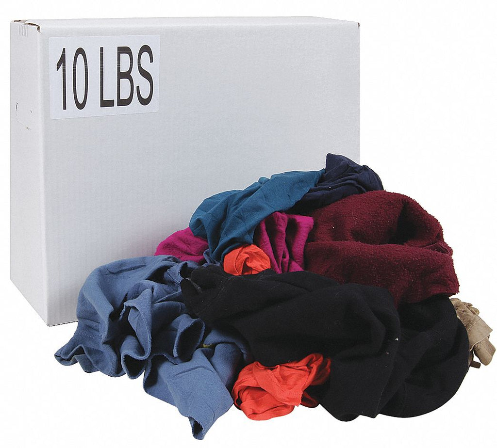 Top Brand Cloth Rag, Sweatshirt, Assorted, Varies, 10 lb - G325010PC ...