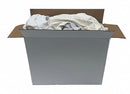Tough Guy Cloth Rag, Sweatshirt, White, Varies, 50 lb - G224050PC