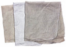 Top Brand Cloth Rag, Flannel, White, Varies, 50 lb - 346-50N