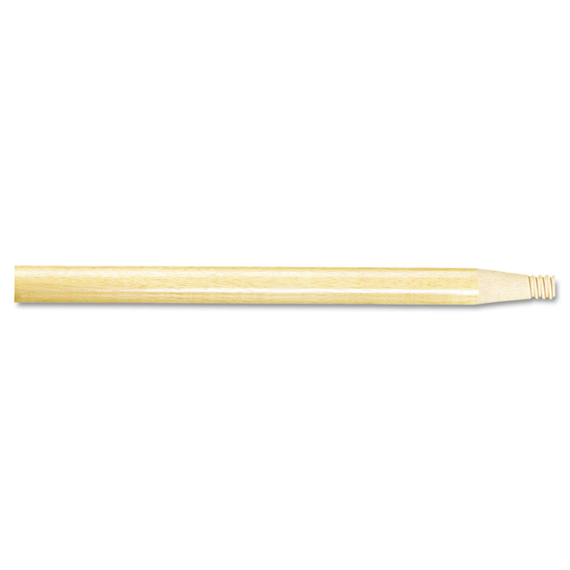 Boardwalk Threaded End Broom Handle, 15/16" X 60", Natural Wood - BWK122