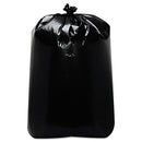 Trinity Plastics Low-Density Can Liners, 60 Gal, 22" X 58", Black, 100/Carton - TRNML3858X