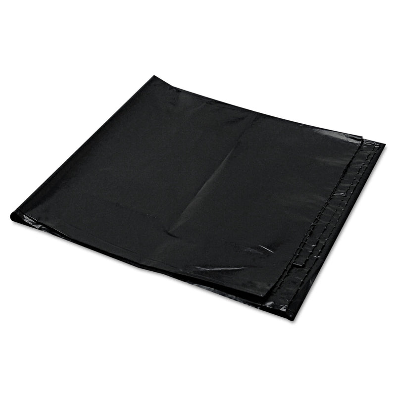 Trinity Plastics Low-Density Can Liners, 56 Gal, 1.6 Mil, 23" X 47", Black, 100/Carton - TRNML4347X