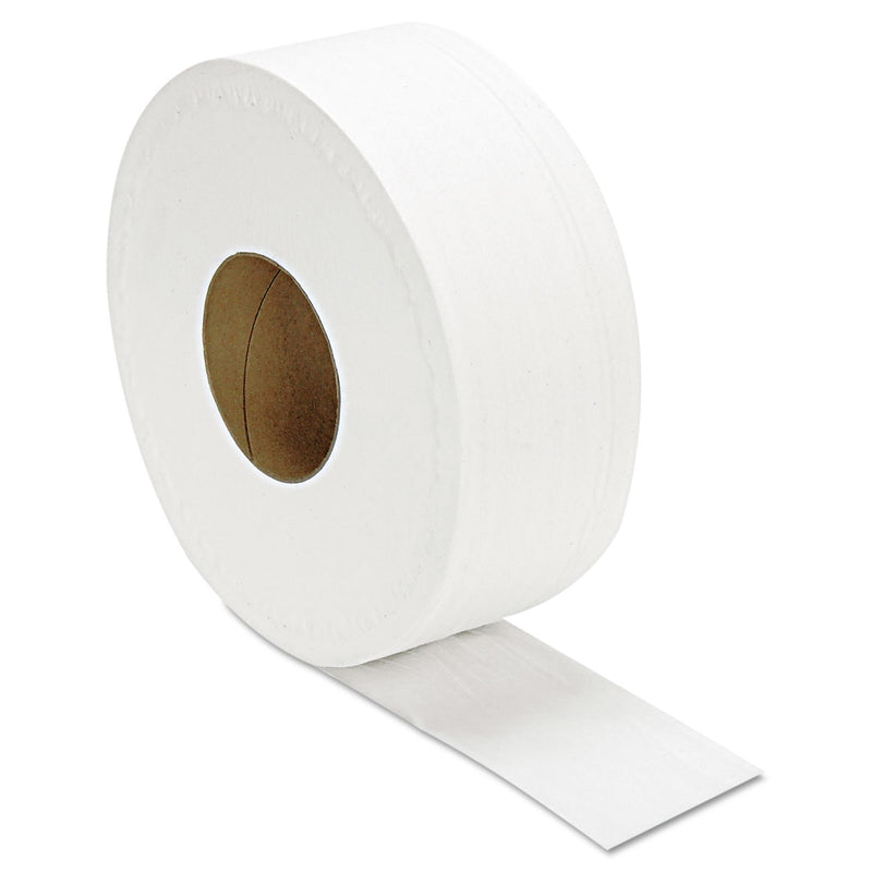 GEN Jrt Jumbo Bath Tissue, Septic Safe, 2-Ply, White, 3.3" X 1000 Ft, 12/Carton - GENJRT1000