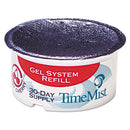 Timemist Gel Cup Refills, Very Cherry, 2.75" Diameter, 12/Carton - TMS1043747