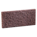 3M Doodlebug Scrub 'N Strip Pad, 4 5/8 X 10, Brown, 20/Carton - MMM08004