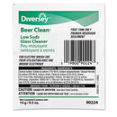 Diversey Beer Clean Glass Cleaner, Powder, .5Oz Packet, 100/Carton - DVO990224