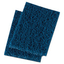 Boardwalk Extra Heavy-Duty Scour Pad, 3 1/2 X 5, Blue/Gray, 20/Carton - BWK188