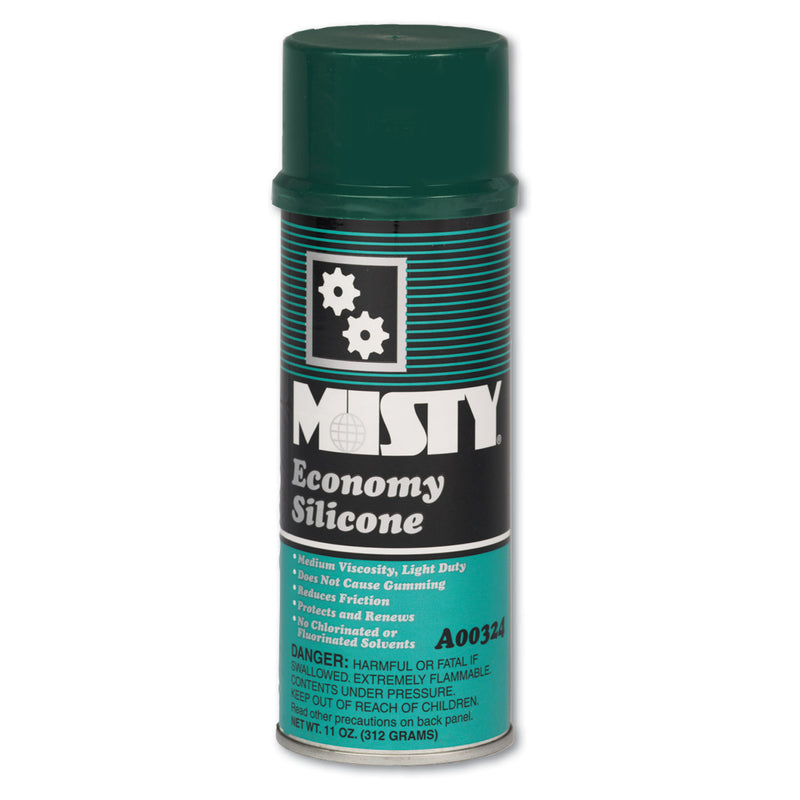 Misty Economy Silicone Spray Lubricant, Aerosol Can, 11Oz, 12/Carton - AMR1002077