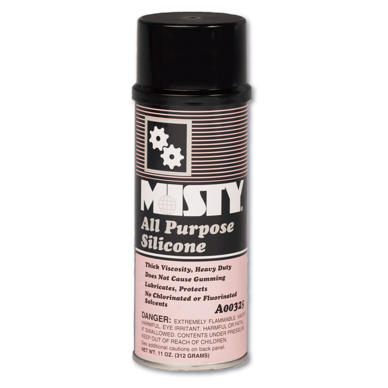 Misty All-Purpose Silicone Spray Lubricant, Aerosol Can, 11Oz, 12/Carton - AMR1002092