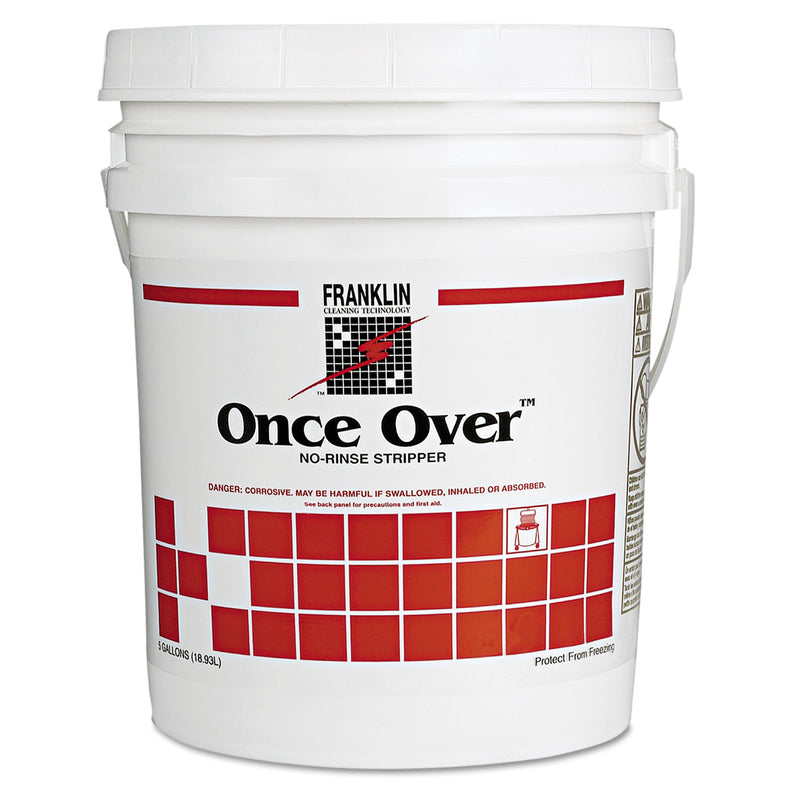Franklin Once Over Floor Stripper, Liquid, 5 Gal. Pail - FKLF200026