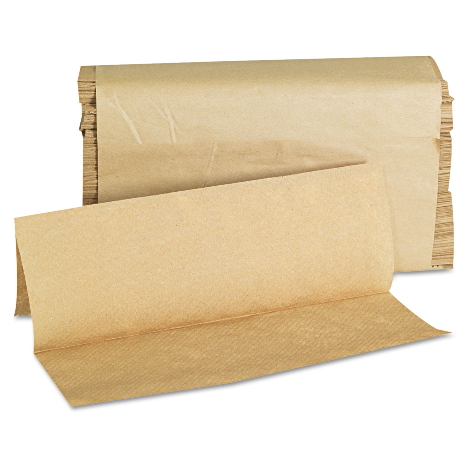 GEN Folded Paper Towels, Multifold, 9 X 9 9/20, Natural, 250 Towels/Pk, 16 Packs/Ct - GEN1508