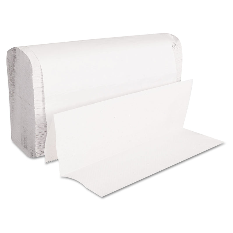 GEN Folded Paper Towels, Multifold, 9 X 9 9/20, White, 250 Towels/Pack, 16 Packs/Ct - GEN1509