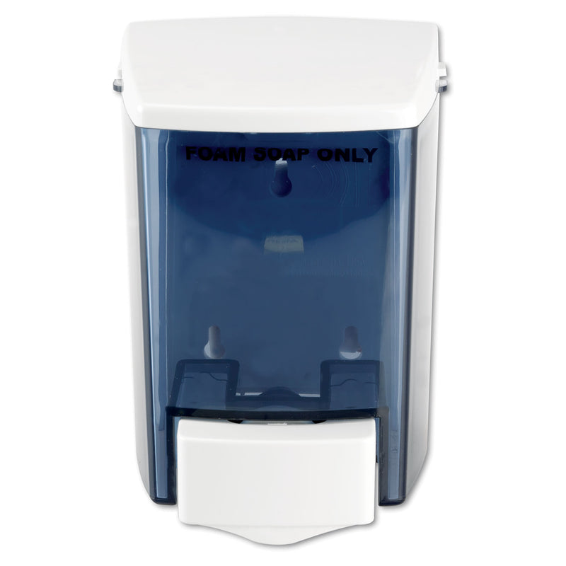 Impact Encore Foam-Eeze Bulk Foam Soap Dispenser, See Thru, 900 Ml, 4.5" X 4" X 6.25", White - IMP9335