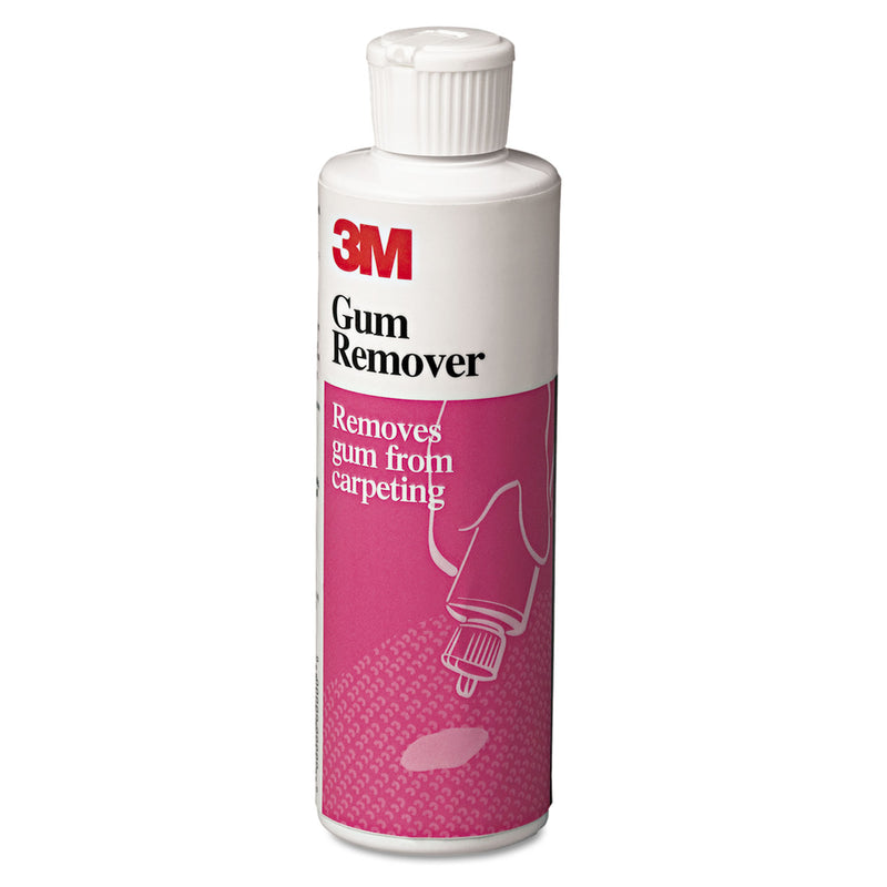 3M Gum Remover, Orange Scent, Liquid, 8 Oz. Bottle, 6/Carton - MMM34854CT
