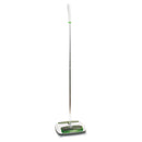 Scotch-Brite Quick Floor Sweeper, Rubber Bristles, 42" Aluminum Handle, White - MMMM007CCW