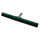 Unger Aquadozer Heavy Duty Floor Squeegee, 18 Inch Blade, Green/Black Rubber, Straight - UNGFP45