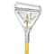 Boardwalk Quick Change Metal Head Wooden Mop Handle, Junior, 7/8 Dia X 54, Natural - BWK601