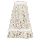 Boardwalk Mop Head, Pro Loop Web/Tailband, Premium Standard Head, Cotton, 32-Oz., White - BWK432C