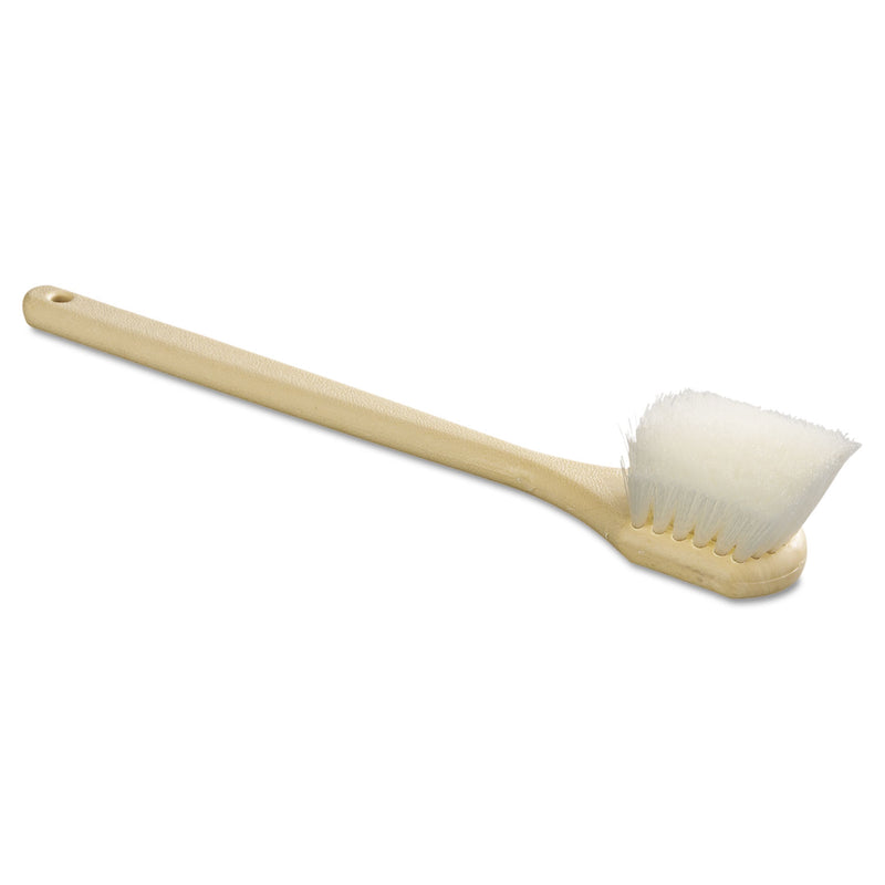 Boardwalk Utility Brush, Nylon Fill, 20" Long, Tan Handle - BWK4420